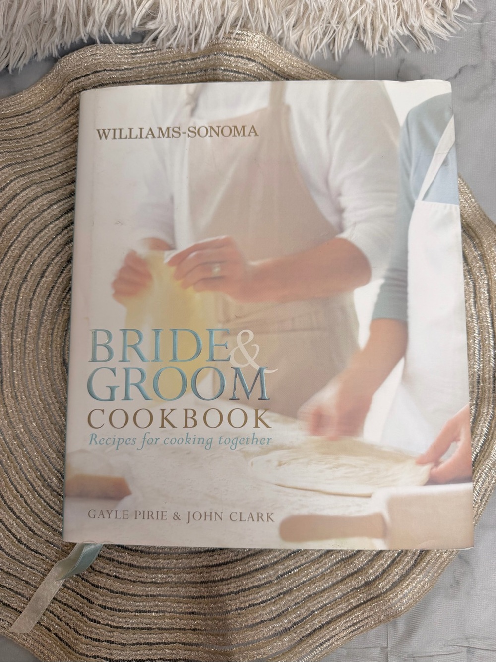 Bride & Groom Cooking Together Cookbook Recipes Williams-Sonoma Hardcover Gift